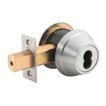Dormakaba Dormakaba Commercial Hardware SFIC Deadbolt - Single Cylinder with 2-3/4in Backset and Square QDB281-626
